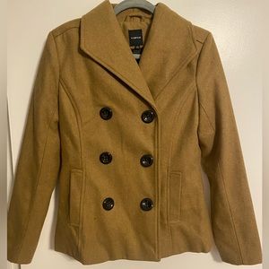 Tan pea coat